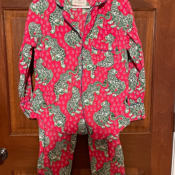 Printfresh Pink Leopard Print Pajama Set - Picture 5 of 7